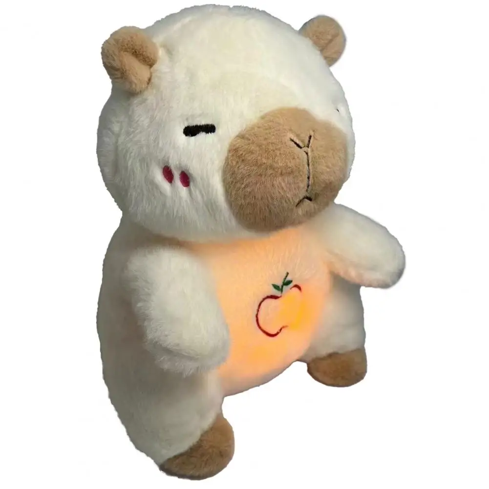 Sleep Unleashed Device Doll Sleep Buddy with Soothing Vibrations Customizable Music Glowing Plush Toy for Anxiety Relief Cute