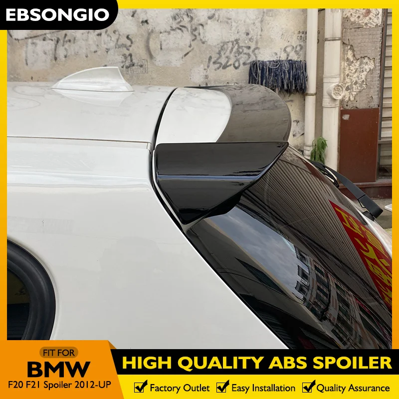 New F20 F21 116i 120i 118i M135i Black Rear Roof Spoiler for BMW F20 F21 116i 120i 118i M135i 2012 to UP DIY Paint Color Spoiler