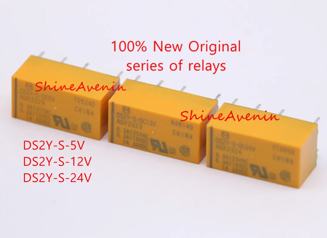 

15 шт. DS2Y-S-DC5V DS2Y-S-DC12V DS2Y-S-DC24V 1A DIP8 Два открытых и два закрытых реле, полная серия реле