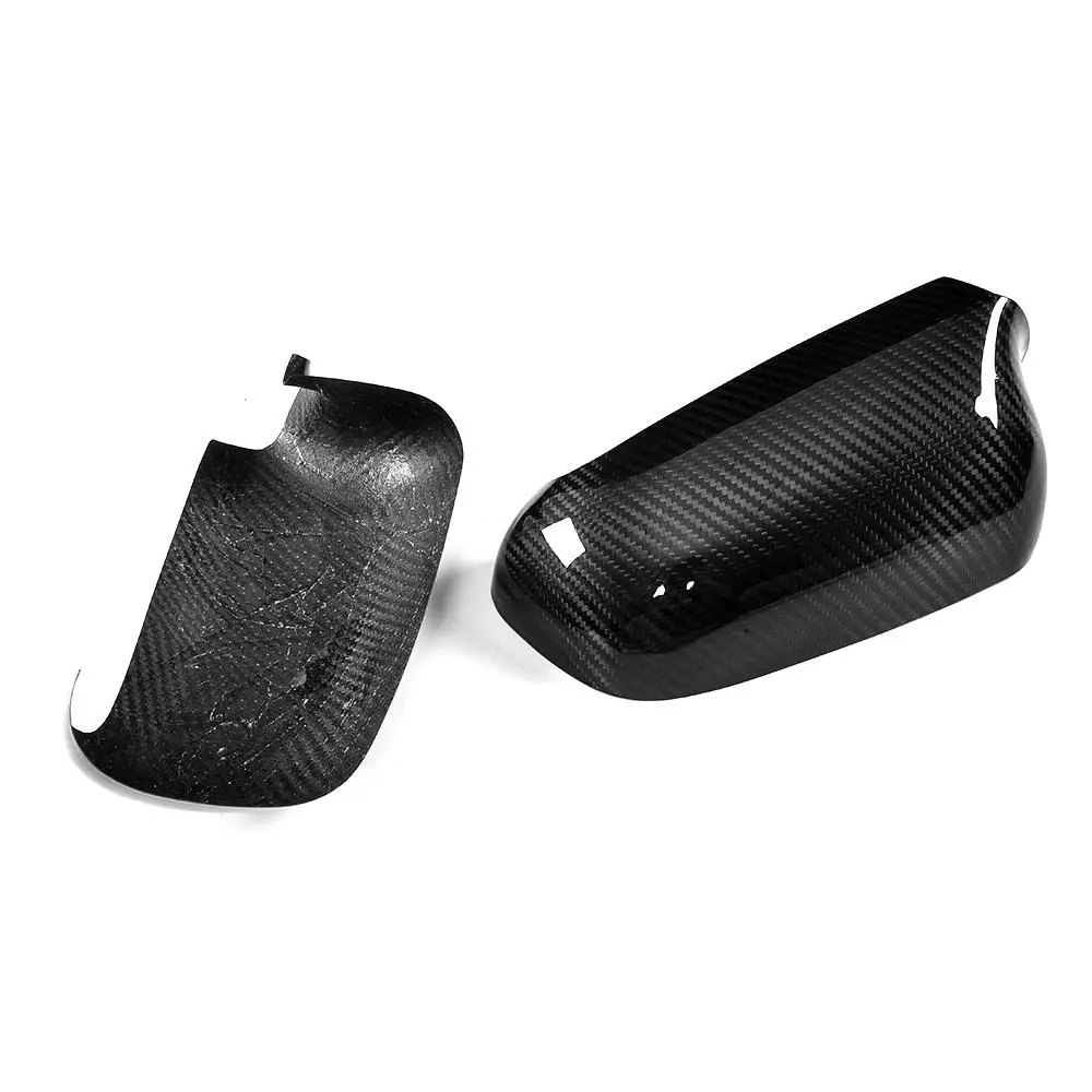 Carbon Fiber Car Rearview Mirror Covers Caps for Audi A4 B5 Replace Side Mirror Caps Covers