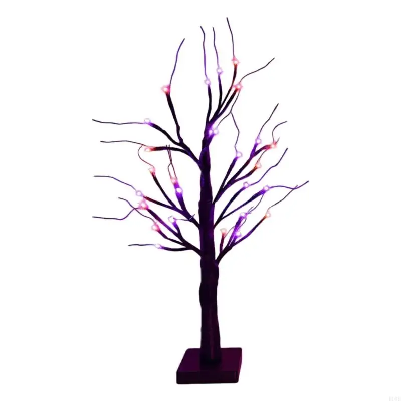 Beleuchteter LED-Kunststoff-Halloween-Baum-Ornament, batteriebetrieben, USB-betrieben, Festival-Dekoration für Zuhause B03E – Detail 2