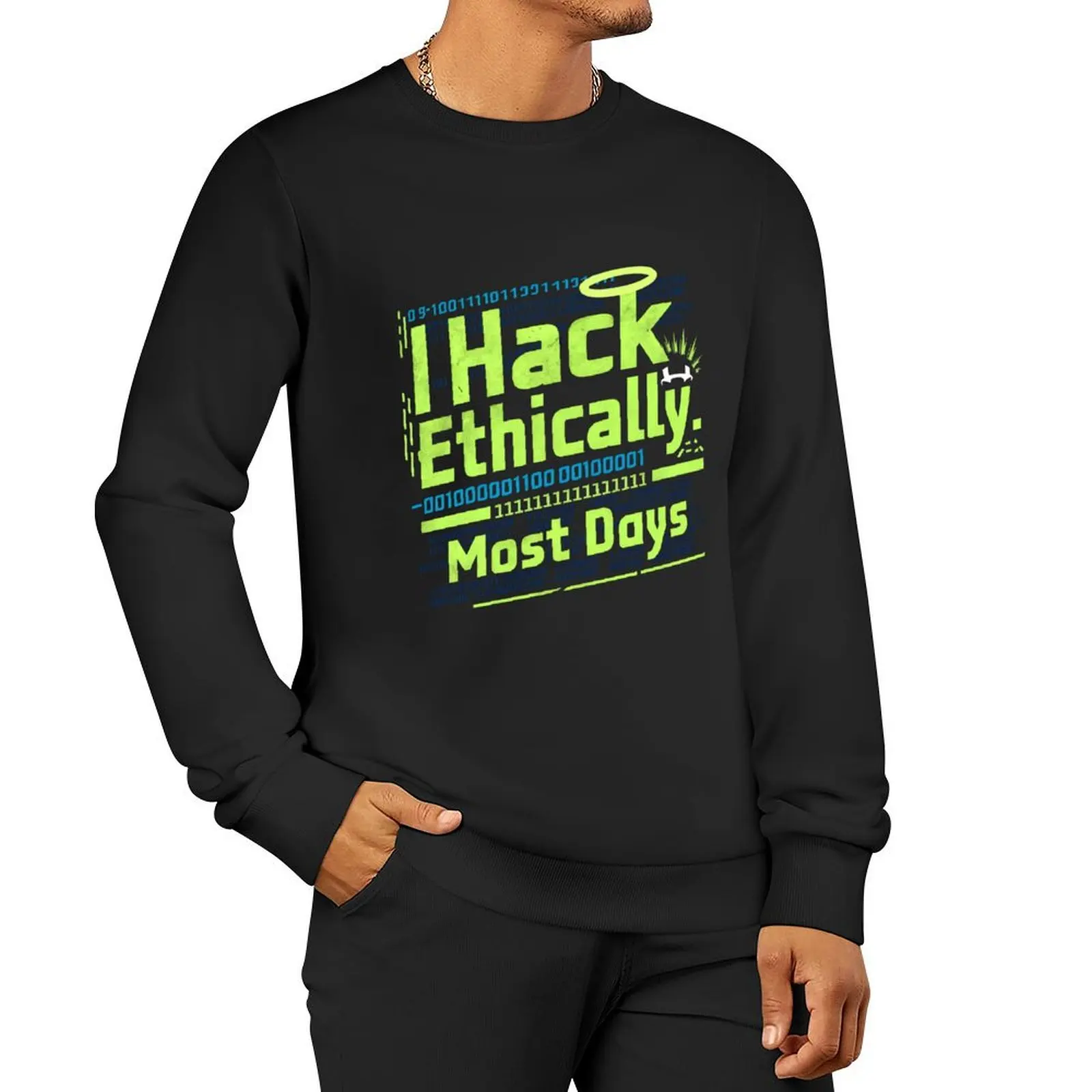 

Ethical Hacker Humor Design Sweatshirt tracksuits mens clothes sweatshirt