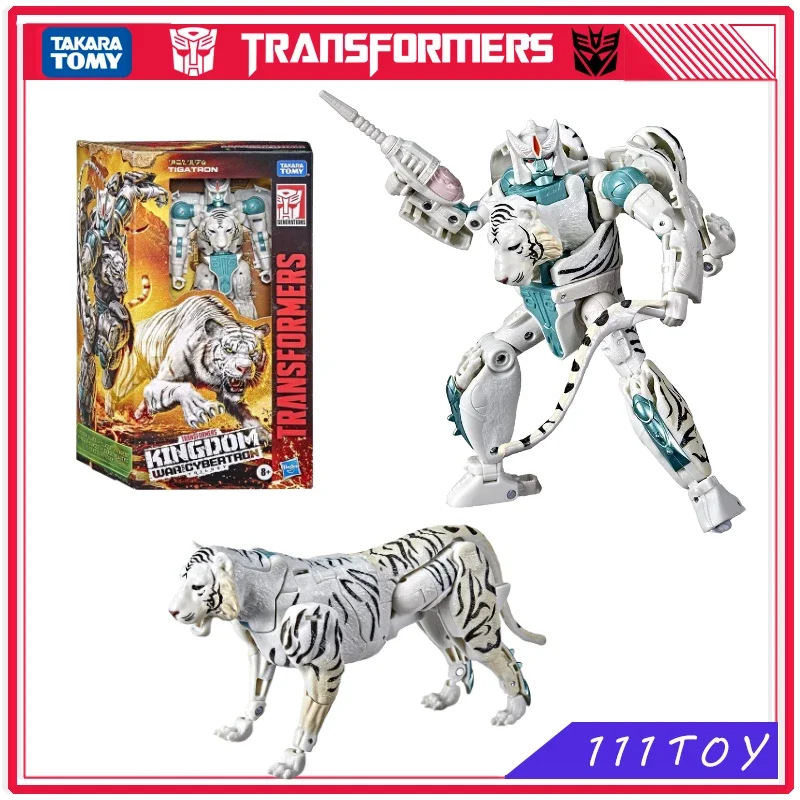 Auf Lager Takara Tomy Transformers Krieg für Cybertron:WFC-K35 Voyager Tigatron Anime Figuren Roboter Spielzeug Action figur Geschenke Hobbys