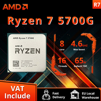 AMD RYZEN 7 5700G CPU 100% Brand New 5700G Processor Desktop PC Gamer 4.6GHz 8-Core 16-Thread Vega 8 Graphics Card