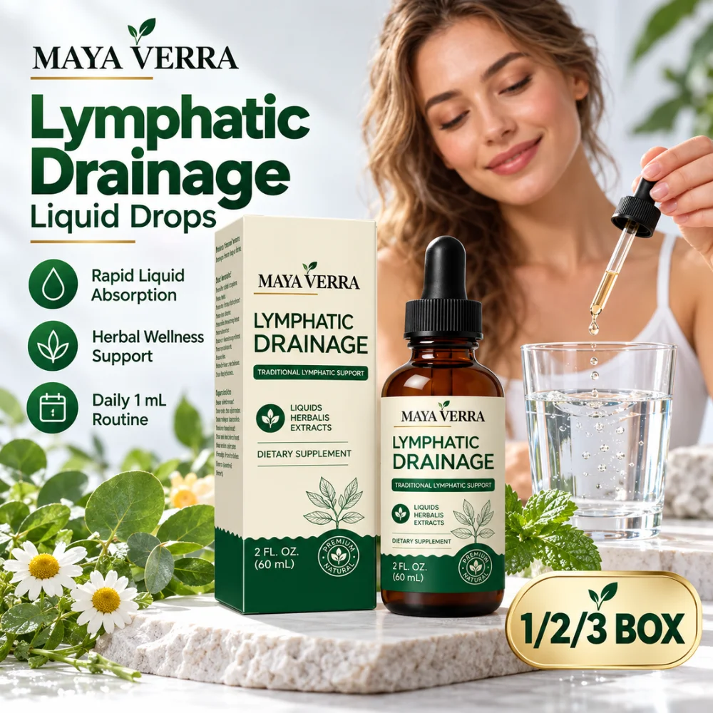 Herbal Wellness Drops 59ml With Red Clover Stillingia Root And Galium Liquid Supplement For Morning And Evening Use