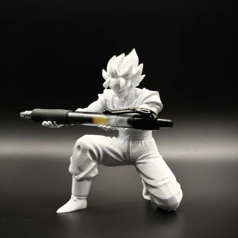 Dragon Ball Super Saiyan: Boneco de Desenho Animado Fofo, Porta-Canetas 2D Personalizado para Estudantes, Ornamento, Brinquedo e Acessório de Animação - Atacado