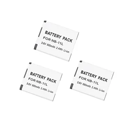 Camera Battery nb-11l NB11L NB 11L For Canon A2600 A2300 IS A2400 A3500 A4000IS IXUS125 140 240 245 265 155 HS Bateria