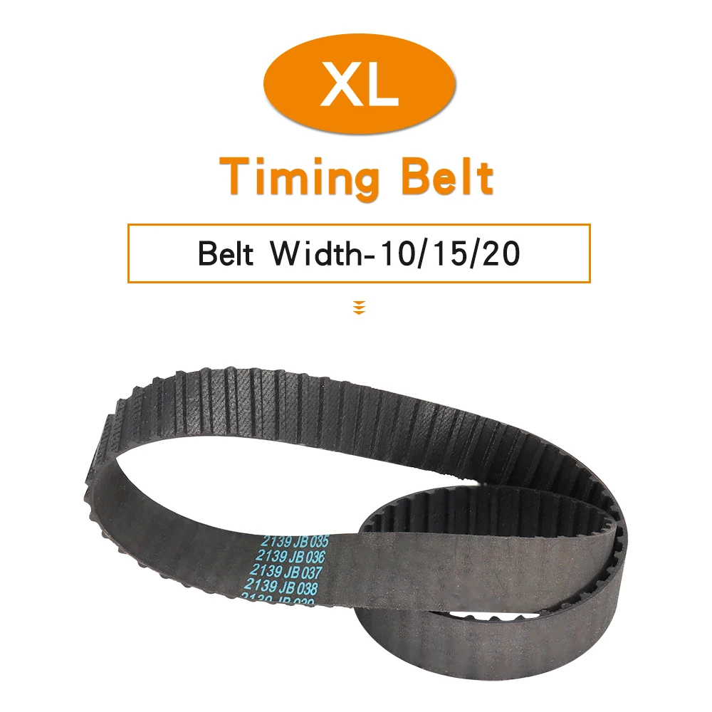 Timing Belt 216XL/218XL/220XL/222XL/224XL/226XL/228XL/230XL/232XL/234XL/236XL Closed Loop Rubber Belts Width 10/15/20/25/30 mm