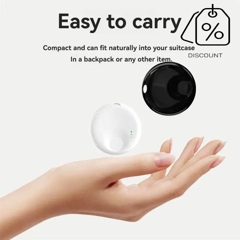 جهاز تعقب الأمتعة اللاسلكي AS95-Mini Smart N Tag يعمل مع Find My، جهاز تحديد موقع العناصر للمفتاح والأمتعة وحقيبة الظهر