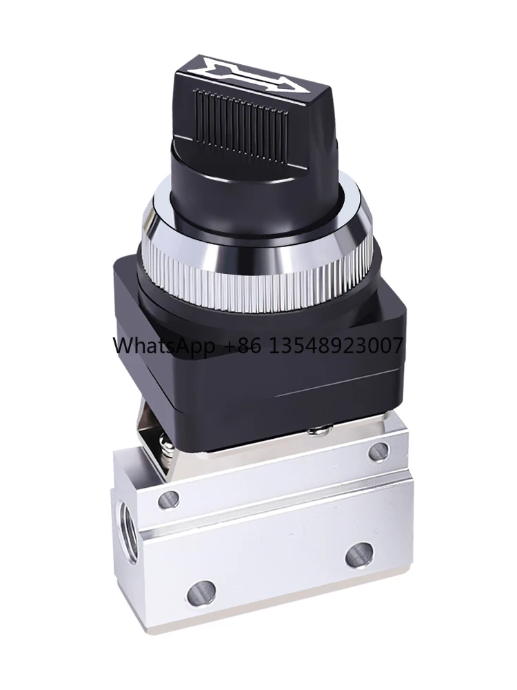 Pneumatic Mechanical Valve MOV-01/02/03-1 One in And Out Pressure Button Control Switch Roller Manual Valve