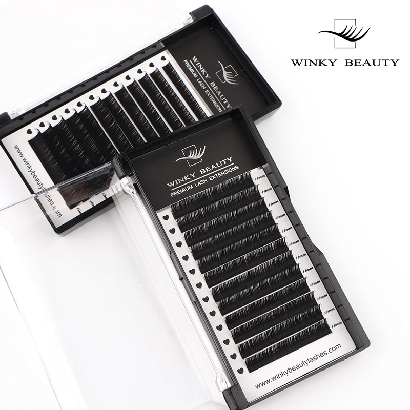 

8-20mm MIX Individual volume Lashes Matte Black Premium Classic Eyelash Extension Natural Soft Eyelashes Supplies for Eye Beauty