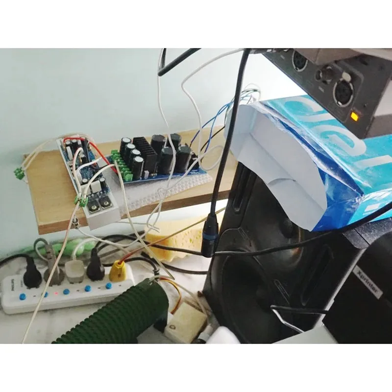 2 قطعة L12-2 ثنائي القناة مكبر للصوت مجلس 150 واط + 150 واط HiFi ستيريو الصوت الطاقة DC12V-55V