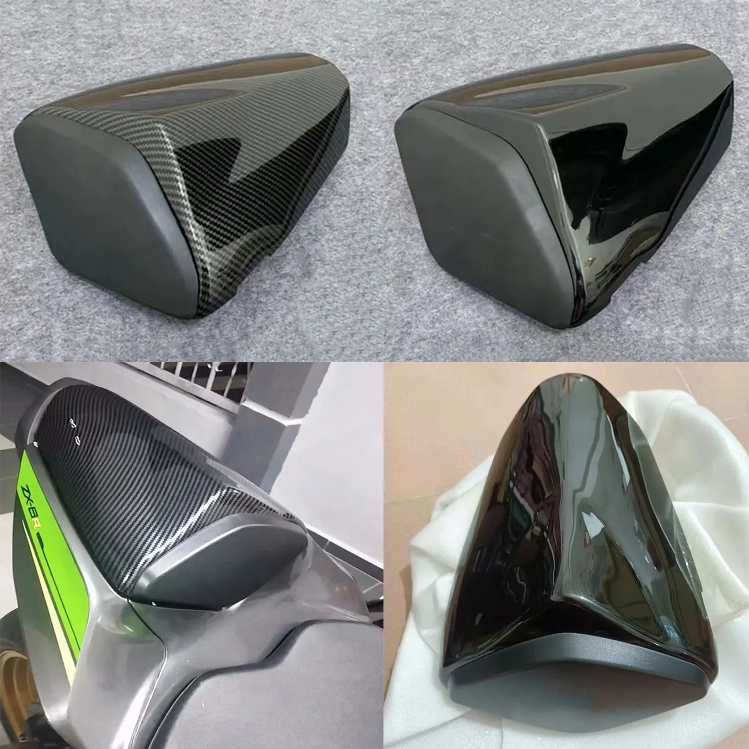 For Kawasaki Ninja 636 ZX6R ZX-6R 2009 2010 -2016 2017 2018 ZX 6R Motorcycle Pillion Rear Passenger Seat Cowl Cover Hump Fairing