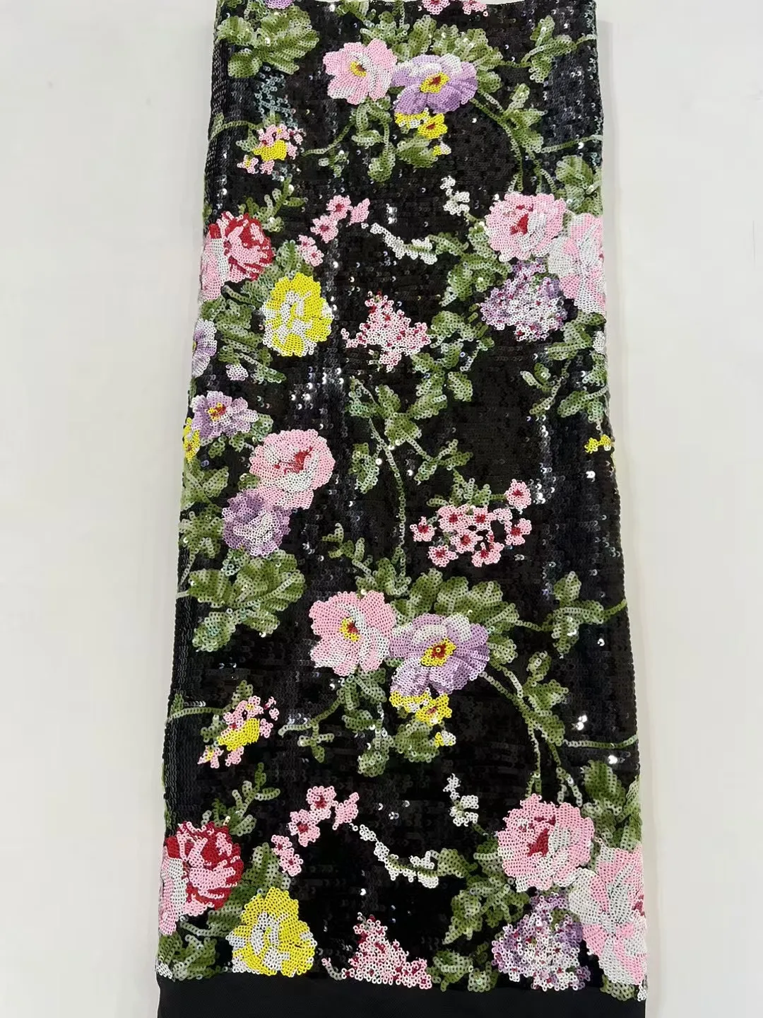 

5 YardsHigh-end Light Luxury Unique Design Fabric Embroidery Net Lace Full Beads for Making Women Wedding Dres