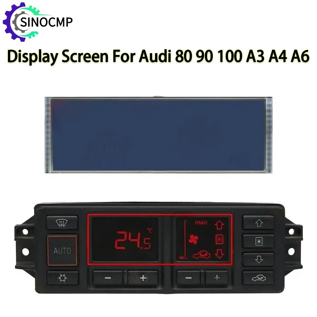 Dashboard LCD Display Screen for Audi 80 90 100 A3 A4 A6 Car A/C Heater Climate Control Unit Repair Parts 8L0820043C 8L0820043D