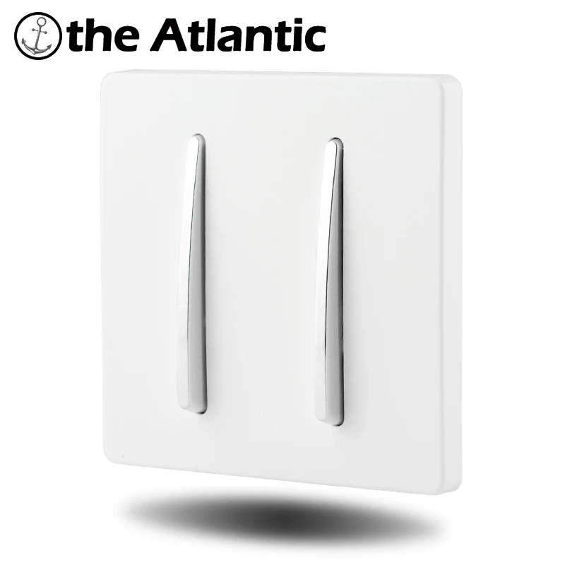 Wall Switch White Matte Silver ON/OFF Button Retro Switch Light Switch New Design Switches Vintage Switch 10A