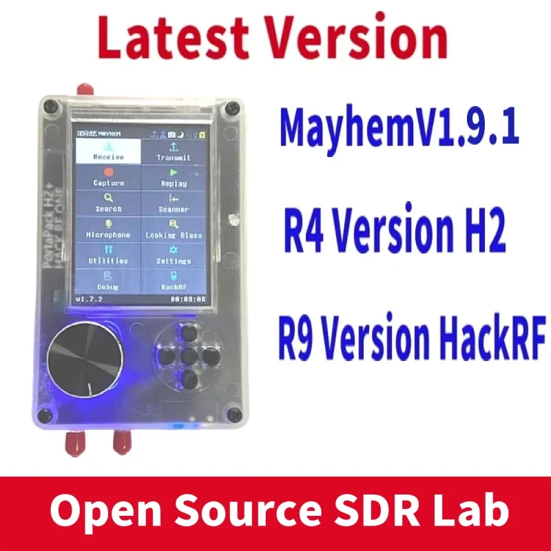 Neu zusammen gebauter hackrf porta pack h2 hackrf ein 1mhz bis 6ghz sdr mit mayhem 2.0.0 firmware flashed