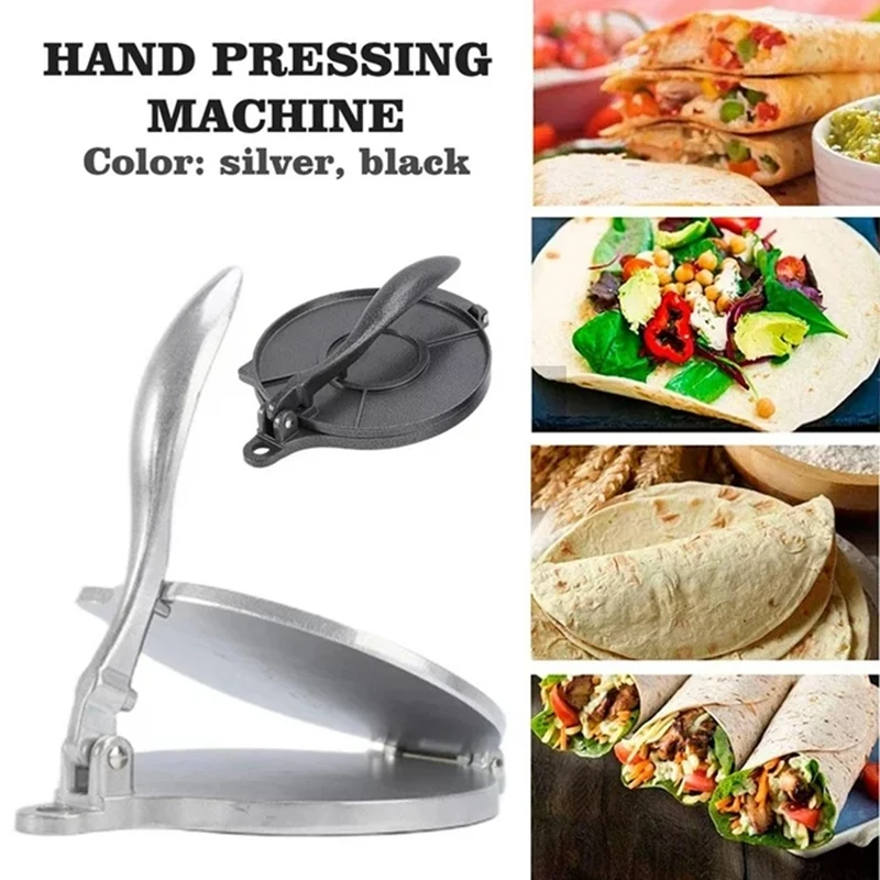 Press Aluminum Alloy Tortilla Press Flapjack Machine Crepe Machine Pancake Maker Cast Aluminum Tortillas Homemade