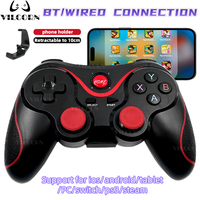 X3 Android Mobile Gamepad Wireless PC Gaming Controller For Ps3/Switch TV BOX Tablet Joystick Joypad Holder Kids Gift