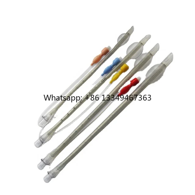 

Silicone Reusable Reinforced Endotracheal Tube, ETT Breathing Tube fast shiiping