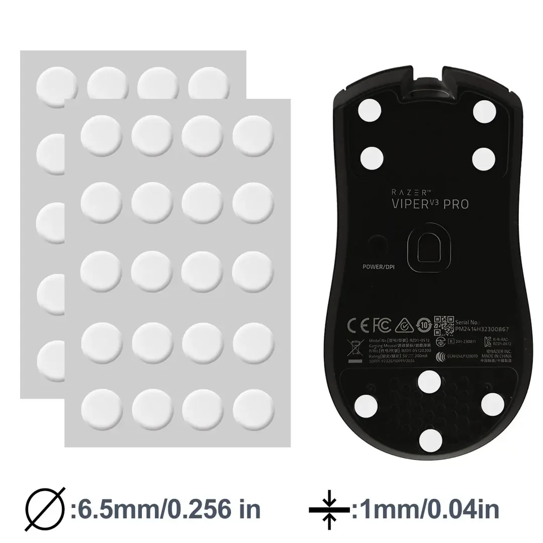 Jade X-Raypad Speed Mouse Skates Series X2 Set Xraypad PTFE DIY Mice Glide Feet ICE Speed Version Wear Resistant Esport Foot Pad