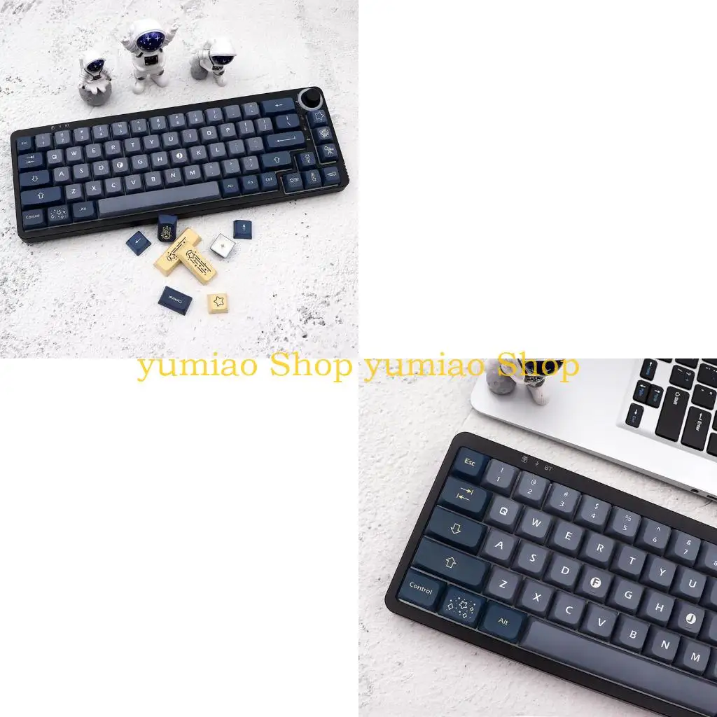

587B 133Pcs Stargaze for Key Dye Subbed Keycaps Set for Cherry MX Mechanical Keyb