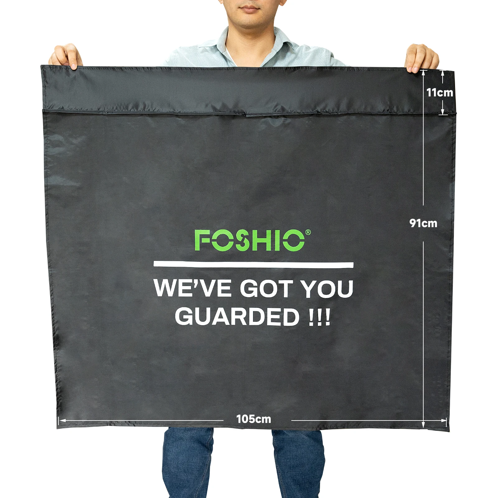 FOSHIO 4pcs/Set Car Door Cover Waterproof Nylon Side Door Panel Protective Guard Cloth Auto Detailing Window Tint Cleaning Tools