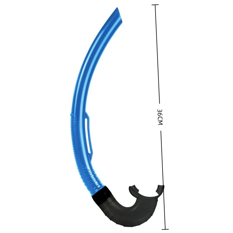 #PVC Snorkel Diving Breathing Tube Flexible Adjustable Floating Snorkel Full Wet Adult Breathing Tube Freediving Training Tools