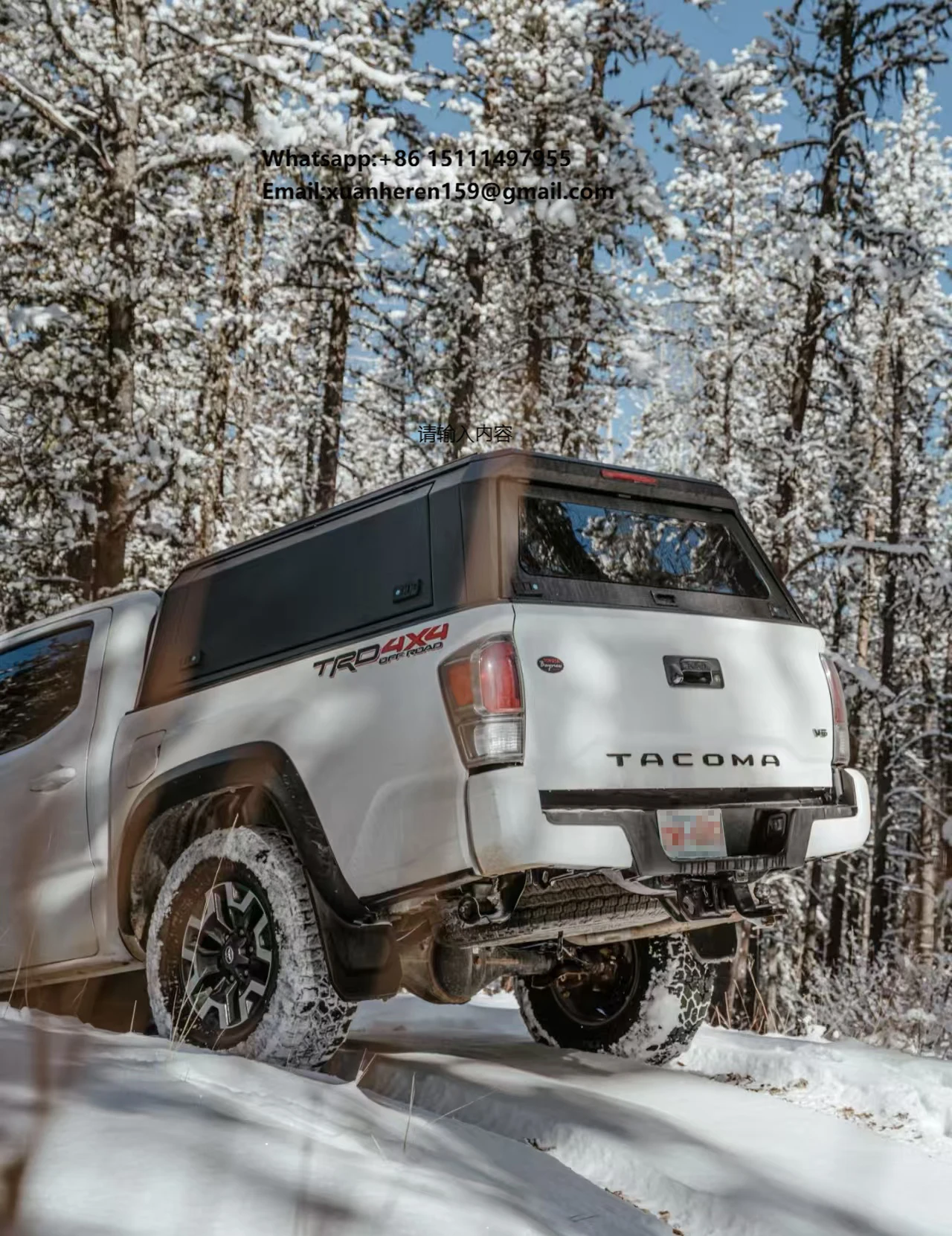 Lightweight Aluminum Alloy Camper Conversion Kit for Offroad Pickup Ranger Model with Locking & Waterproof Functions
