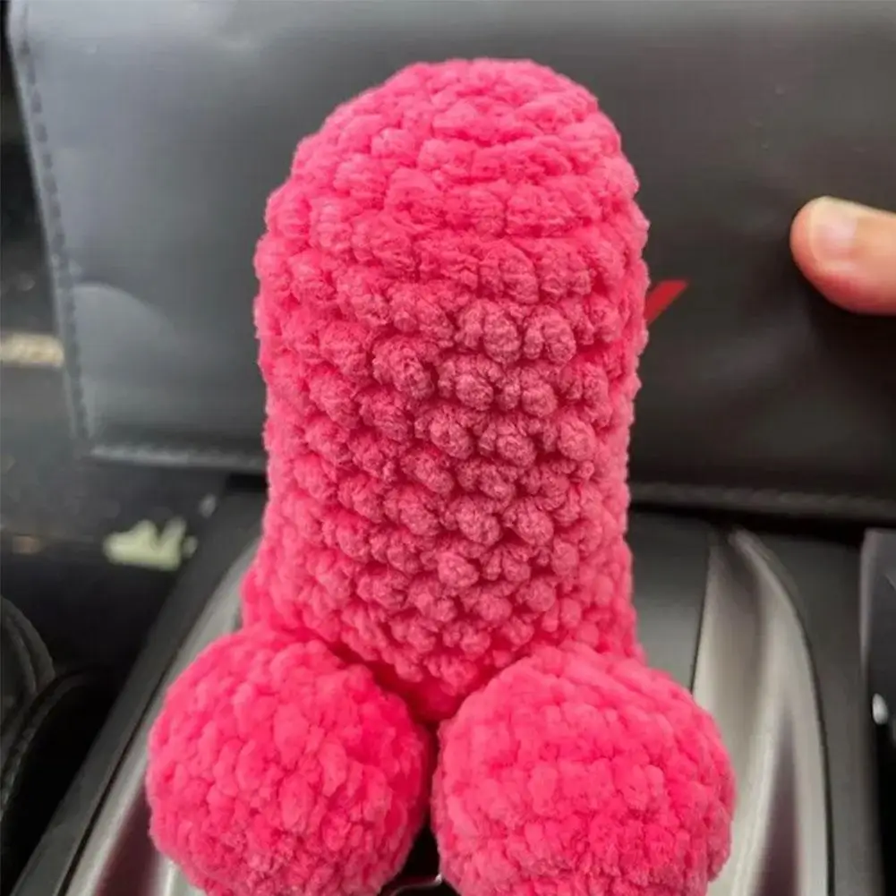 Креативный автомобильный чехол для рычага переключения передач, защитный рукав, рукав для переключения передач, украшение, вязаная ручка рычага переключения передач, форма Swea X0Q0