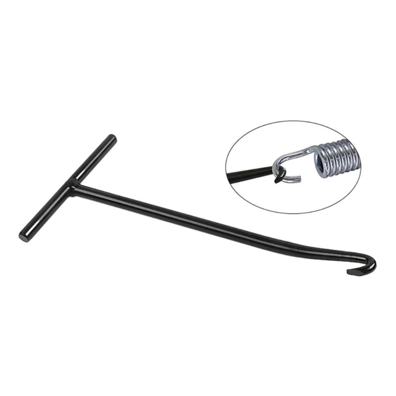 T-Handle Type Motorcycle Exhaust Spring Hook Exhaust Spring Puller Tool Fit for Vehicle Brake & Riding Mower Platform