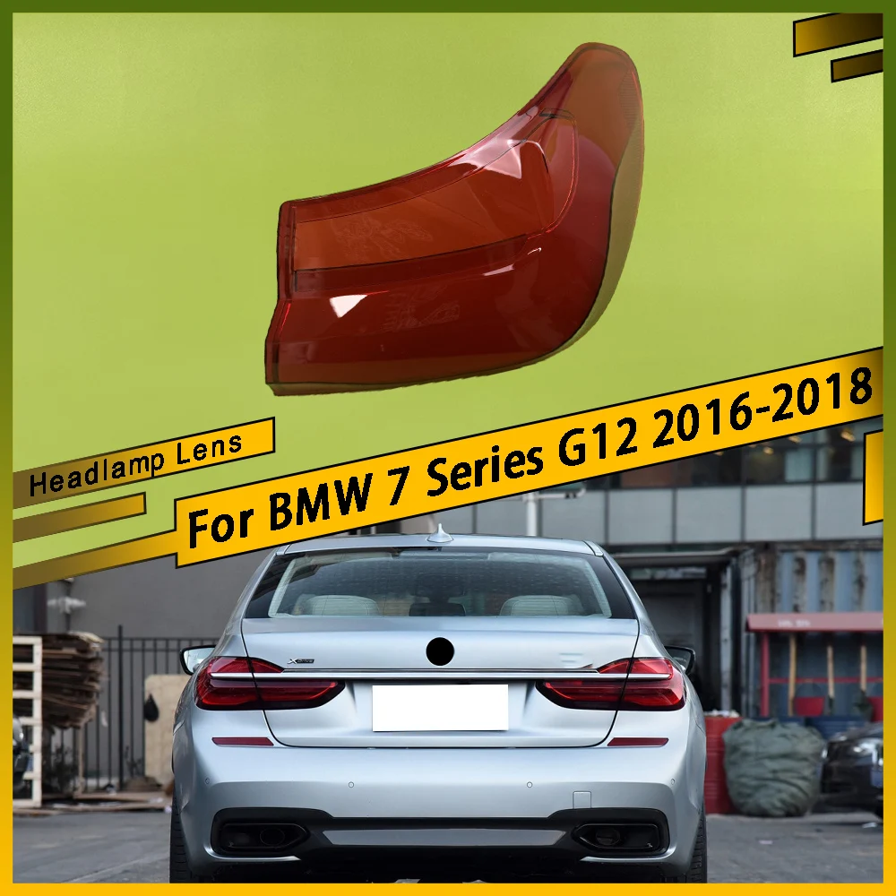 

Outer Taillight Shell Tail Lamp Cover Turn Signal Stop Light Mask Replace Original Lampshade For BMW 7 Series G12 2016 2017 2018