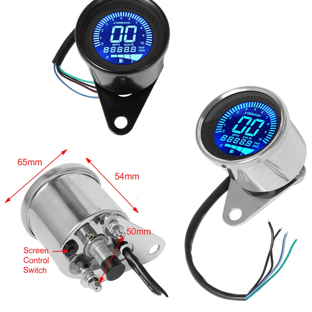 Motorcycle LCD screen digital VA panel instrument for Honda GROM MSX125 Oil Level Lamp High Beam Lights