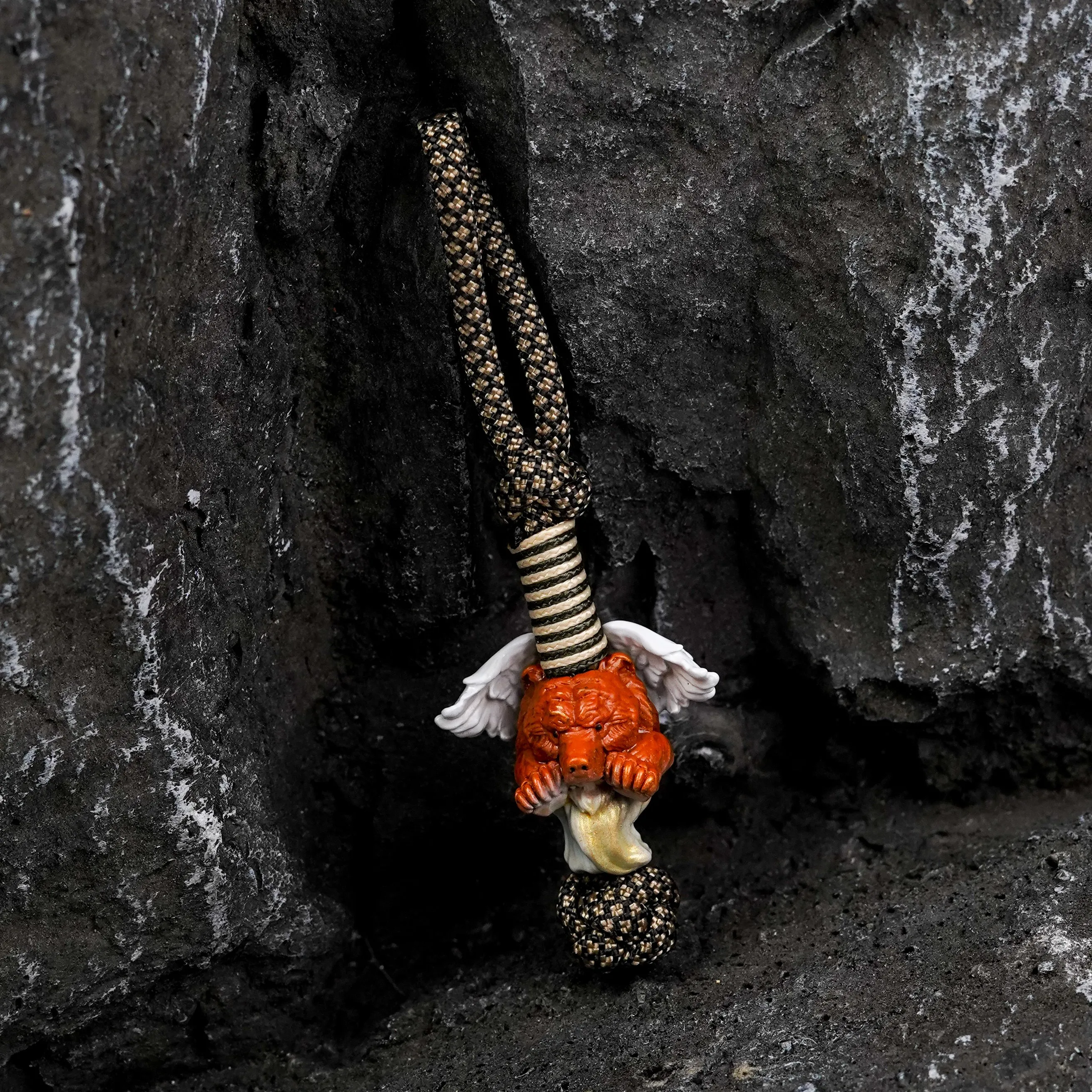 1 قطعة الدب التصميم الأصلي يدخل حلم سكين حبة سكين قلادة حقيبة المفاتيح مفتاح السيارة قلادة المحمولة حساسة ملحق لحقيبة #2