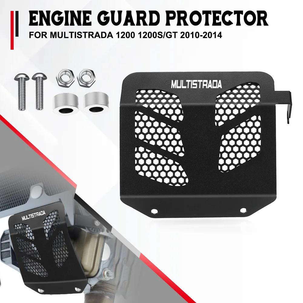 

For Ducati Multistrada 1200 1200S/GT 2010-2014 Motorcycle Engine Guard Protector Exhaust Shield Chassis Shroud Protection Cover