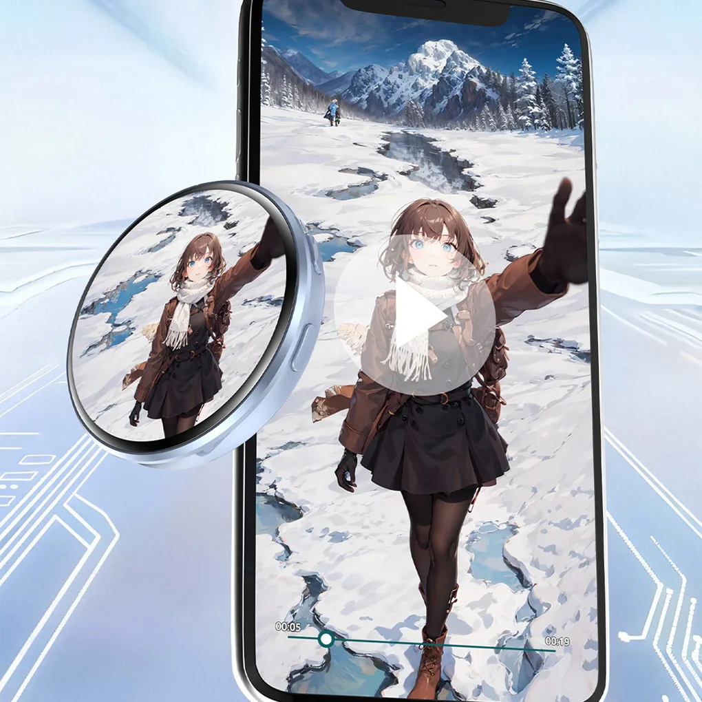 Touchscreen Cool ID Card Electronic Badges with LED Screen Digital Display Badge Merchandise Dynamic Gift For Otaku Fans Friends