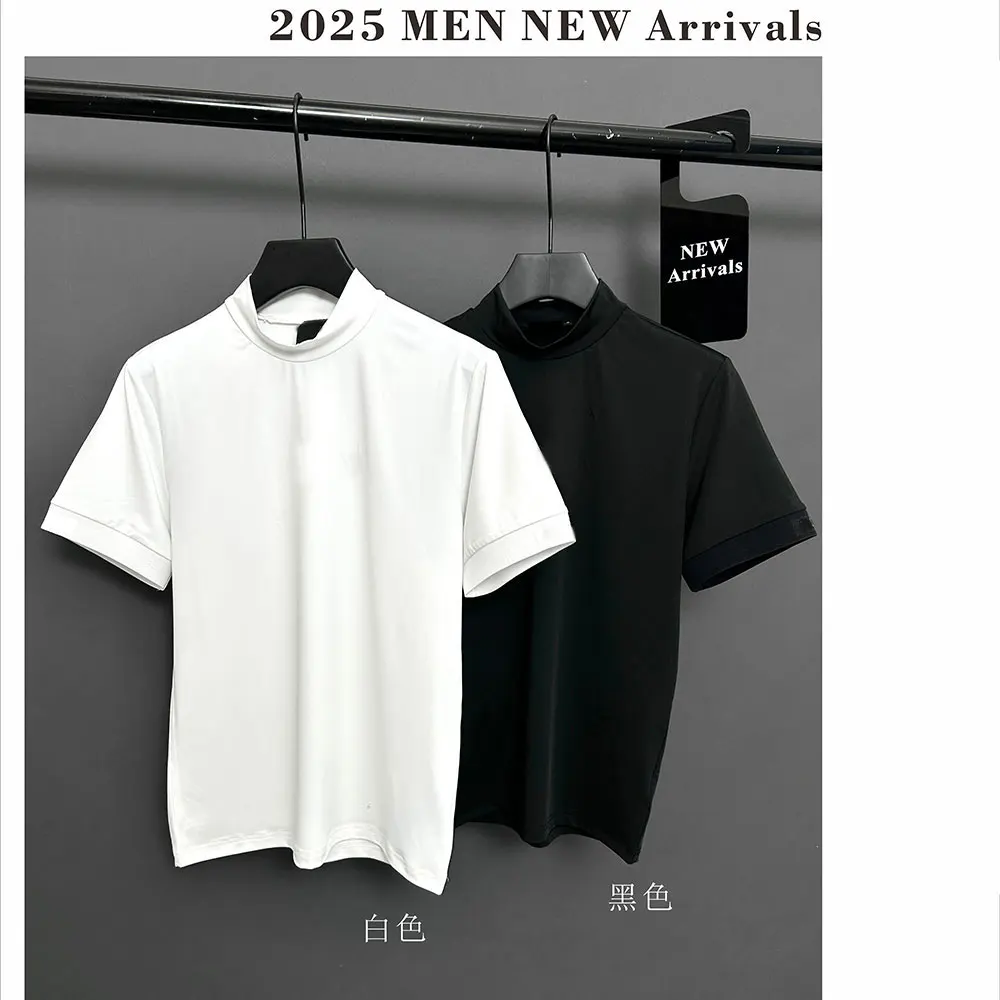 2025 new men's golf T-shirt, golf sports shirt, comfortable, breathable, quick drying, free shipping