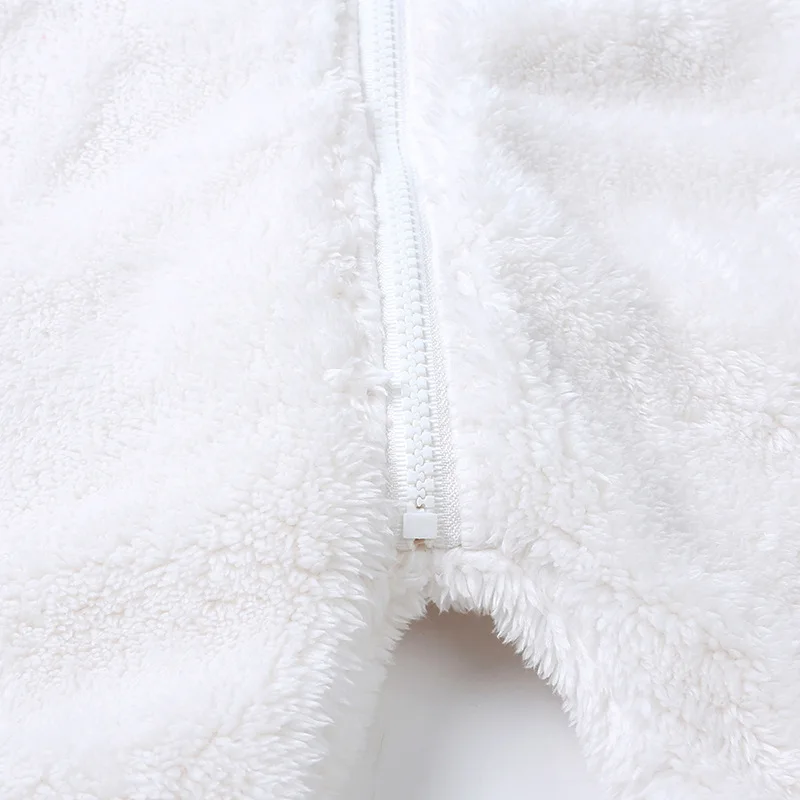 Baby Boy Girl Winter Fleece Rabbit Clothes Overalls Kid Bodysuit One-pieces Clothing Newborn Infant Romper Jumpsuit Items Stuff