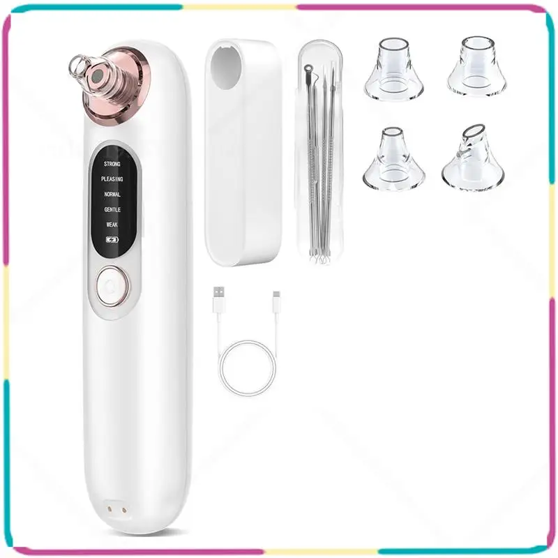 B13C 4 dissolvant de points noirs à tête amovible pour peaux sensibles, Kit de nettoyage des pores du visage en acier inoxydable