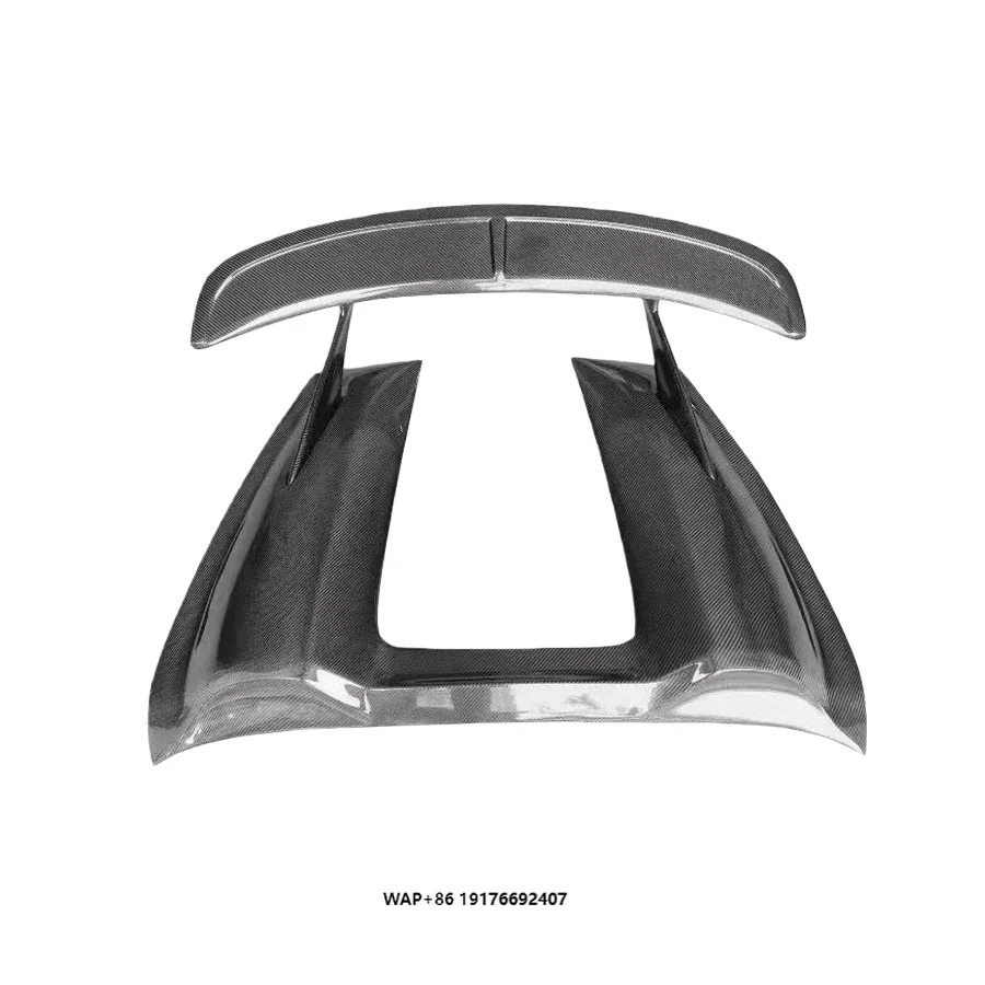 

Suitable for Boxster 718 982 981 987 Retrofit Upgrade with Carbon Fiber Hump Style Large Tail Wing Spoiler
