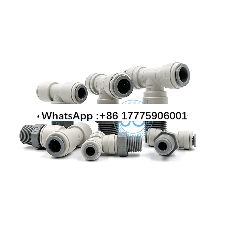 

T-shaped rotating tee, right angle rotation, branch rotation tee POM material JG quick connection