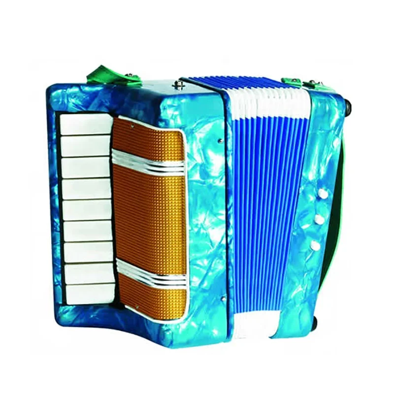 2025 OEM Children 9 Keys 2 Bass Toy Accordion Instrument Acordeon UC107