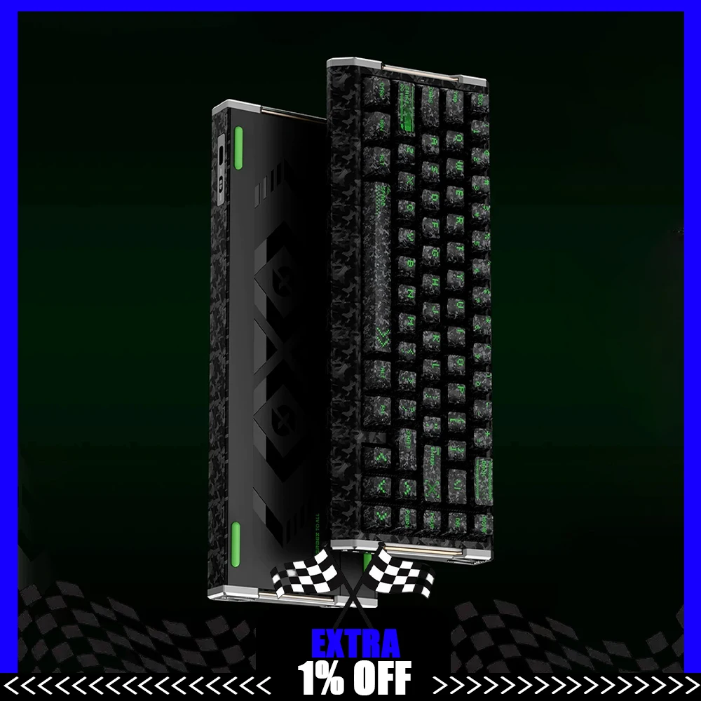 Technology ZERO68 Wireless Keyboard Three Mode Connection E-sports Keyboard 8000Hz Polling Rate Hall Sensor Pc Accessories Gifts