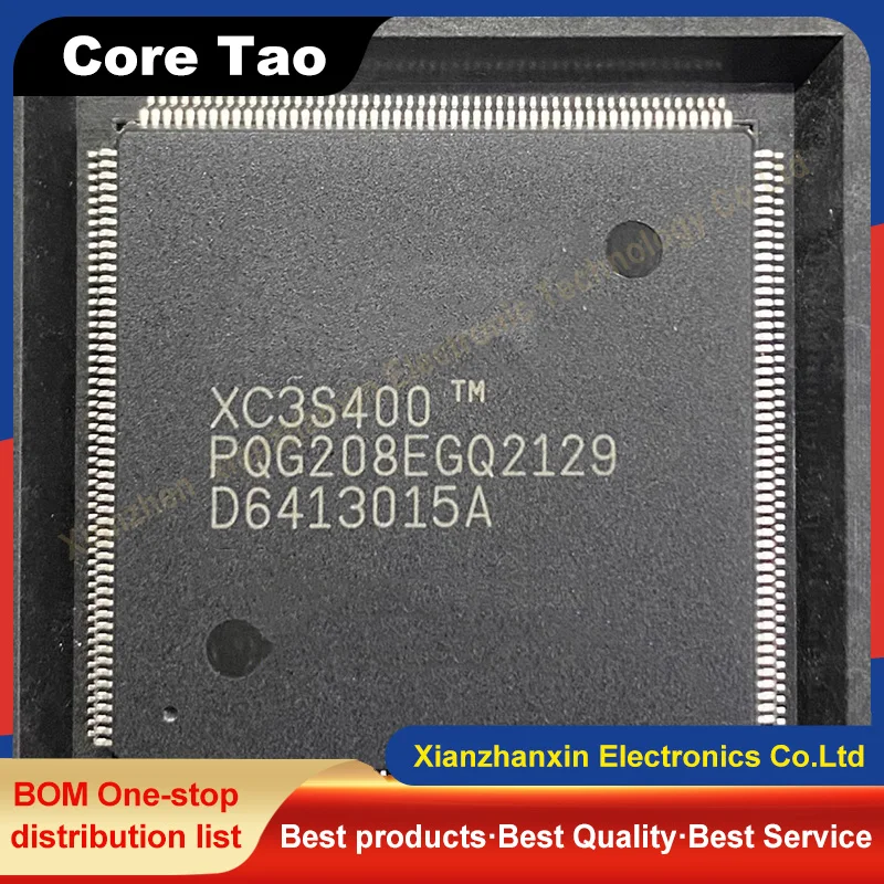 1PCS/LOT  XC3S400-PQG208 XC3S400-PQ208 XC3S400 QFP208 Programmable gate array device chip IC in stock