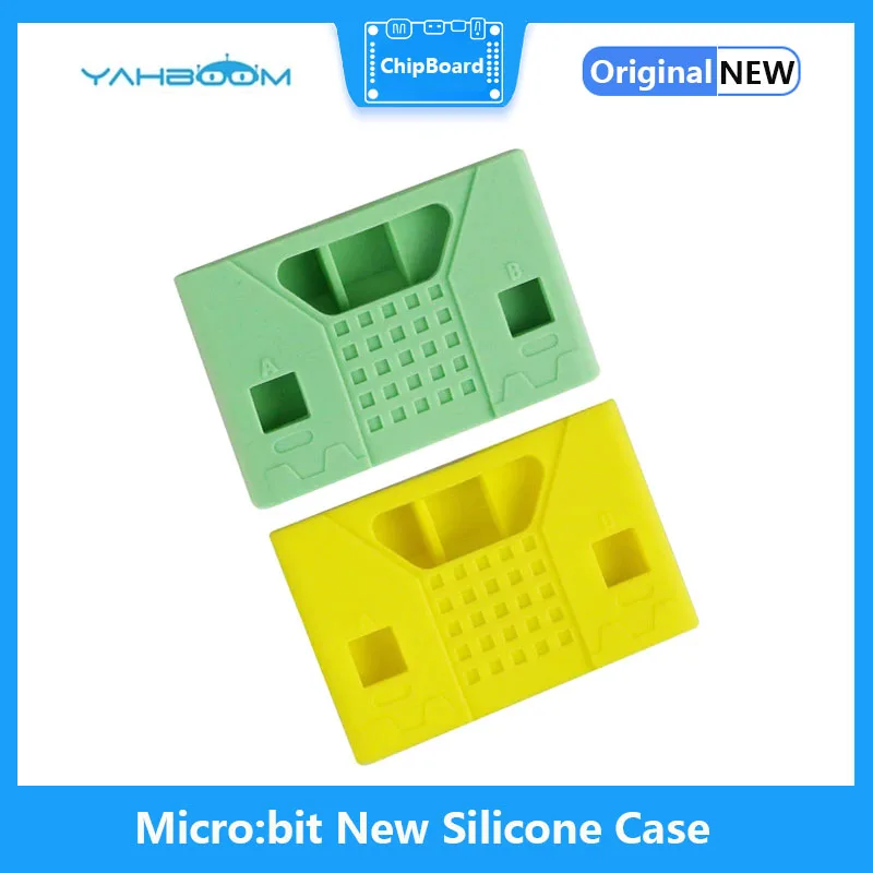 

Micro:bit development board second generation new silicone case(Yellow/Green) for V1.5/ V2 board