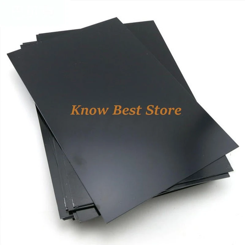 1Pcs Black ABS Plastic Board 100*200mm 200*300mm Model Sheet Material for DIY Model Part Accessories Thickness 1/1.5/2/3/4-30mm