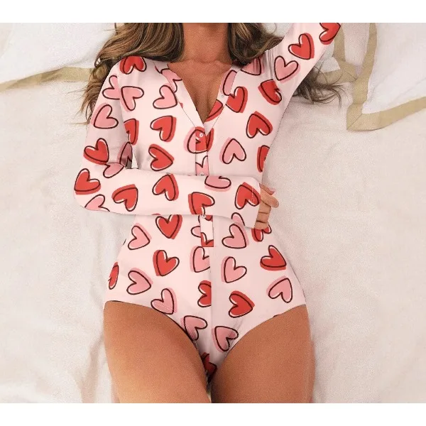 

Сексуальные комбинезоны, шорты, женские боди с длинным рукавом, глубоким v-образным вырезом, облегающий эластичный купальник на пуговицах, пижамные комбинезоны, лето 2025