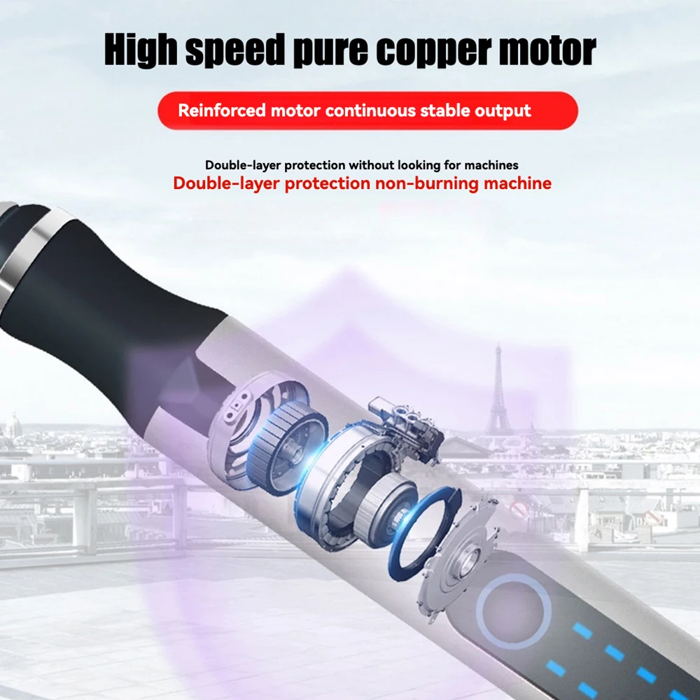 ワイヤレスミニグラインダー彫刻ペン、ジュエリー用コードレスマイクロロータリーツールドリル、4.2v、5000-10000-18000r