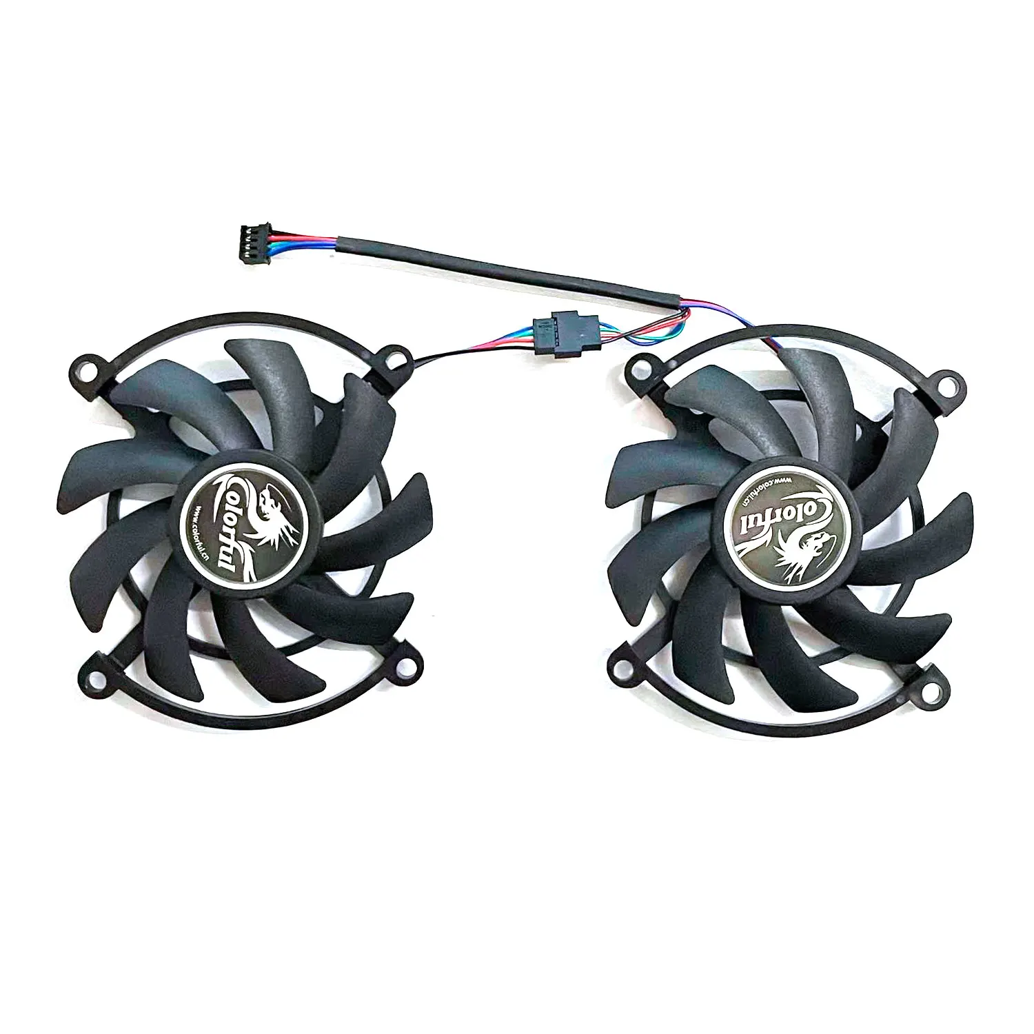 Nieuwe 85Mm 4PIN Gtx 1060-6GD5 Gpu Fan, Voor Kleurrijke Geforce Gtx 1060 1070 Videokaart Koelventilator