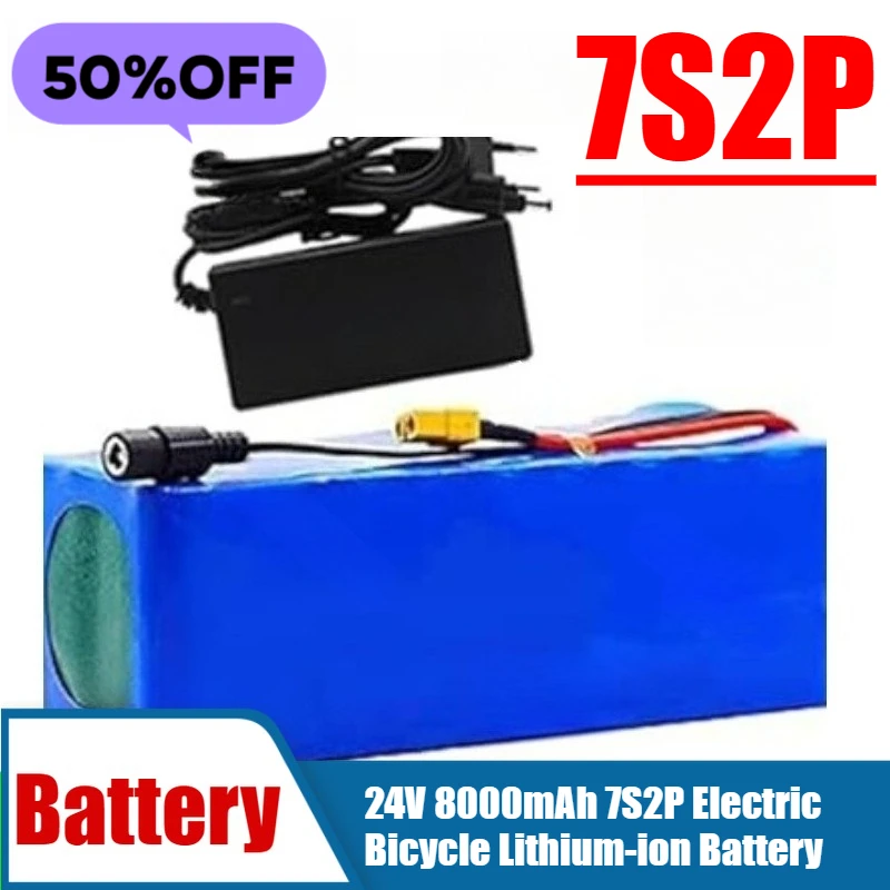 

24V 8000mAh 7S2P Electric Bicycle Lithium-ion Battery